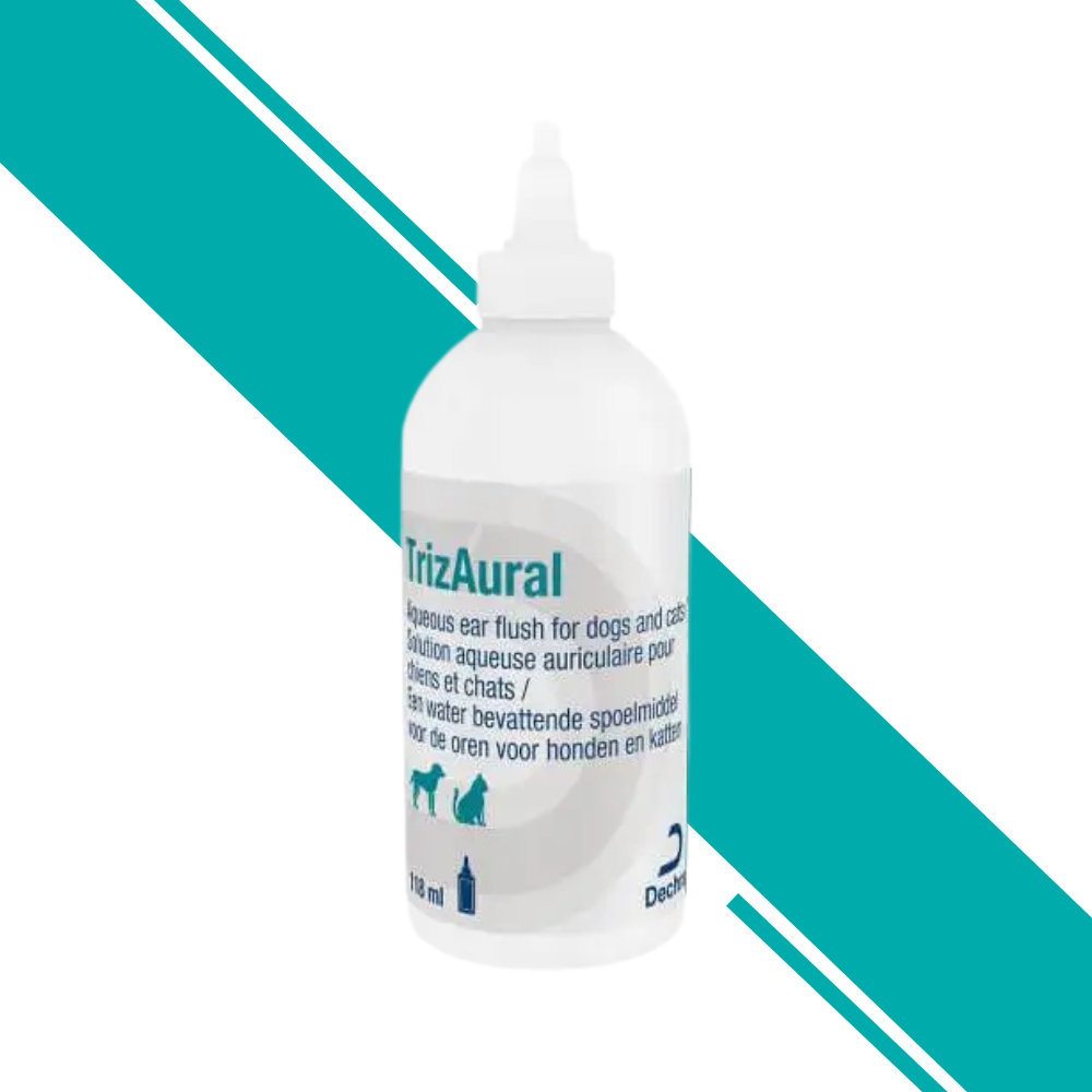 TrizAural Ear Flush for Dogs and Cats – 118ml
